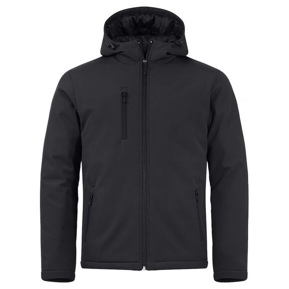 Clique Mens Padded Soft Shell Jacket / Black